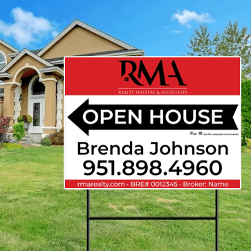 18x24 OPEN HOUSE #8 - REALTY MASTER & ASSOCIATES - Estate Prints