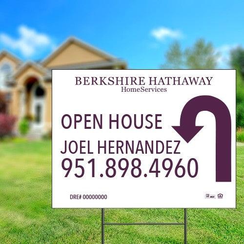 18x24 OPEN HOUSE #9 - BERKSHIRE HATHAWAY - Estate Prints