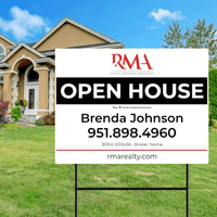 18x24 OPEN HOUSE #1 - REALTY MASTER & ASSOCIATES - Estate Prints