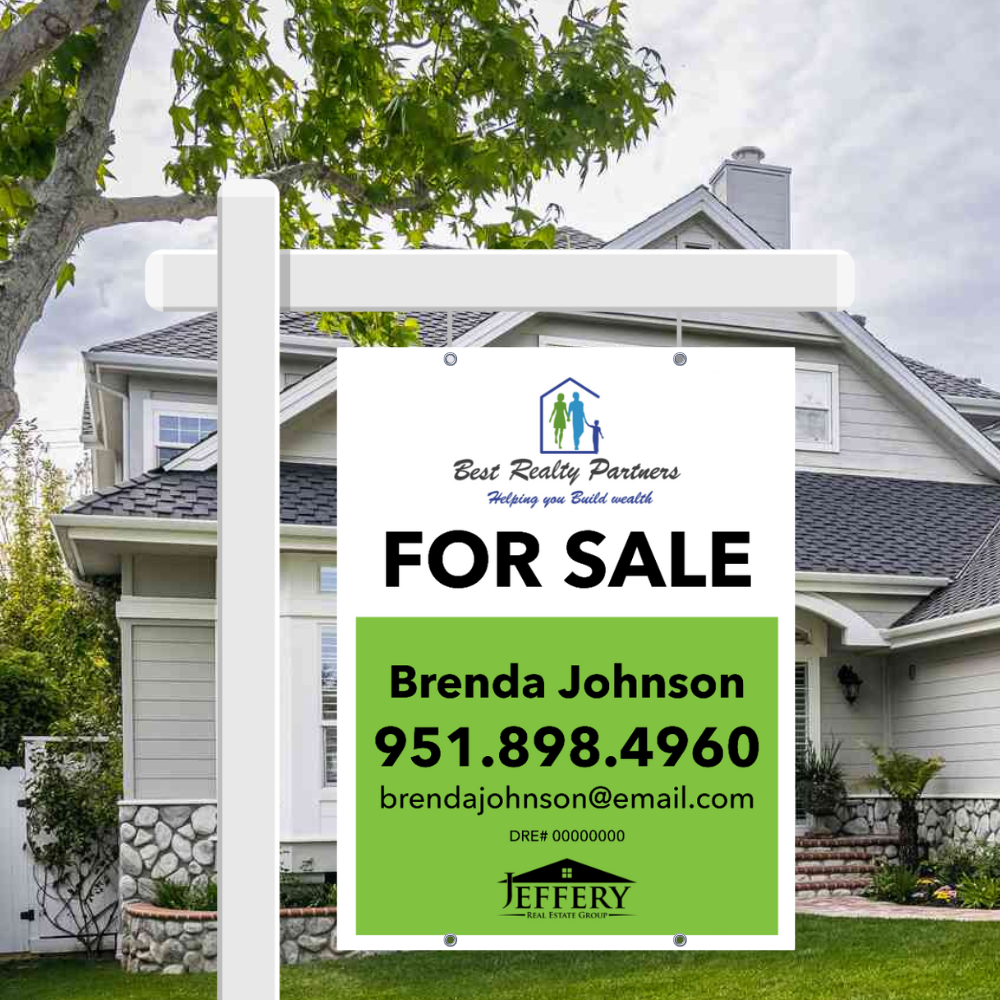 24x32 FOR SALE SIGN #2 - BEST REALTY PARTNERS