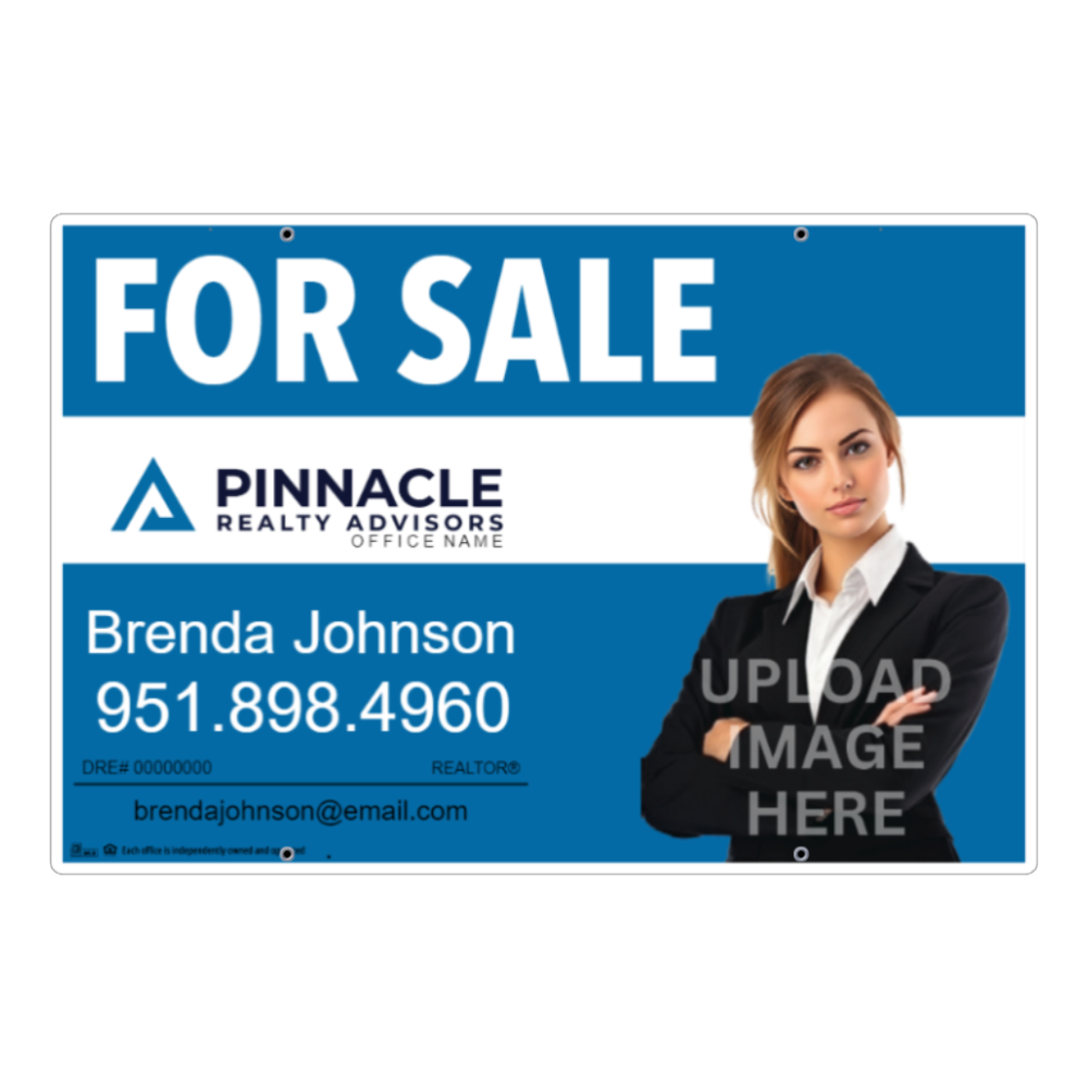 24x36 FOR SALE SIGN #2 - PINNACLE REALTY ADVISORS