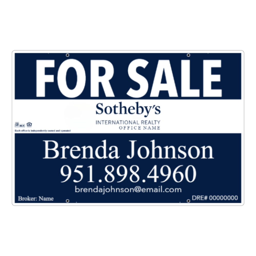 24x36 FOR SALE SIGN #1 - SOTHEBY'S INTERNATIONAL REALTY