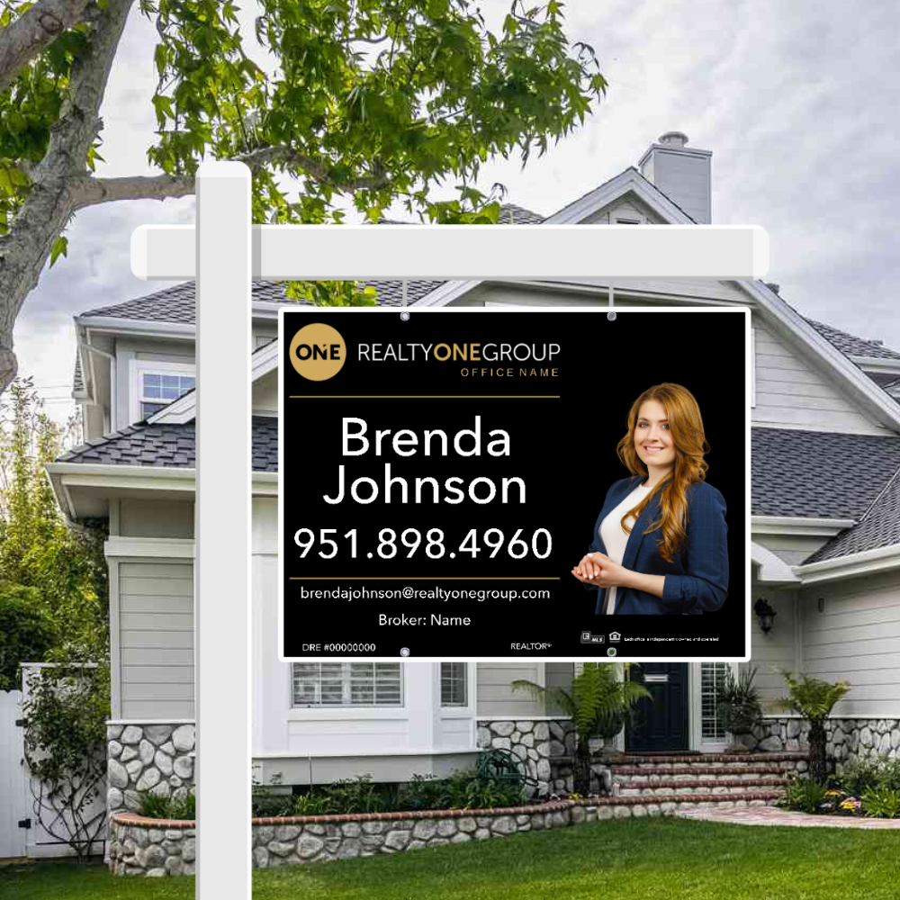 24x32 FOR SALE SIGN #4 - REALTY ONE GROUP