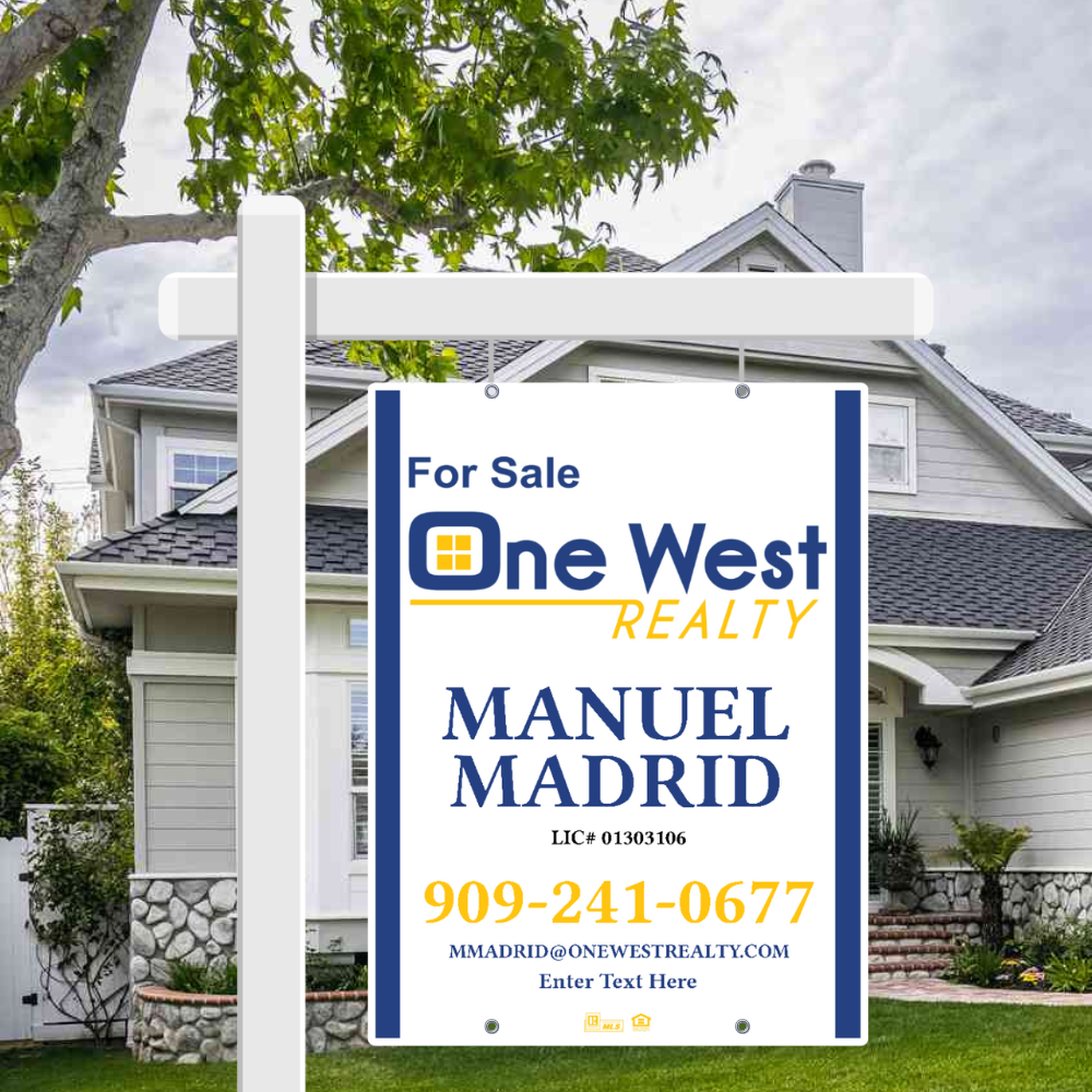 24x32 FOR SALE SIGN #1 - ONE WEST REALTY