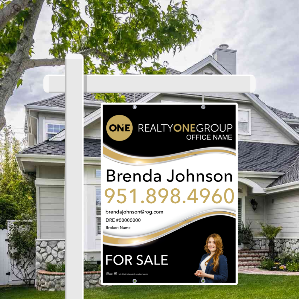 24x32 FOR SALE SIGN #12 - REALTY ONE GROUP