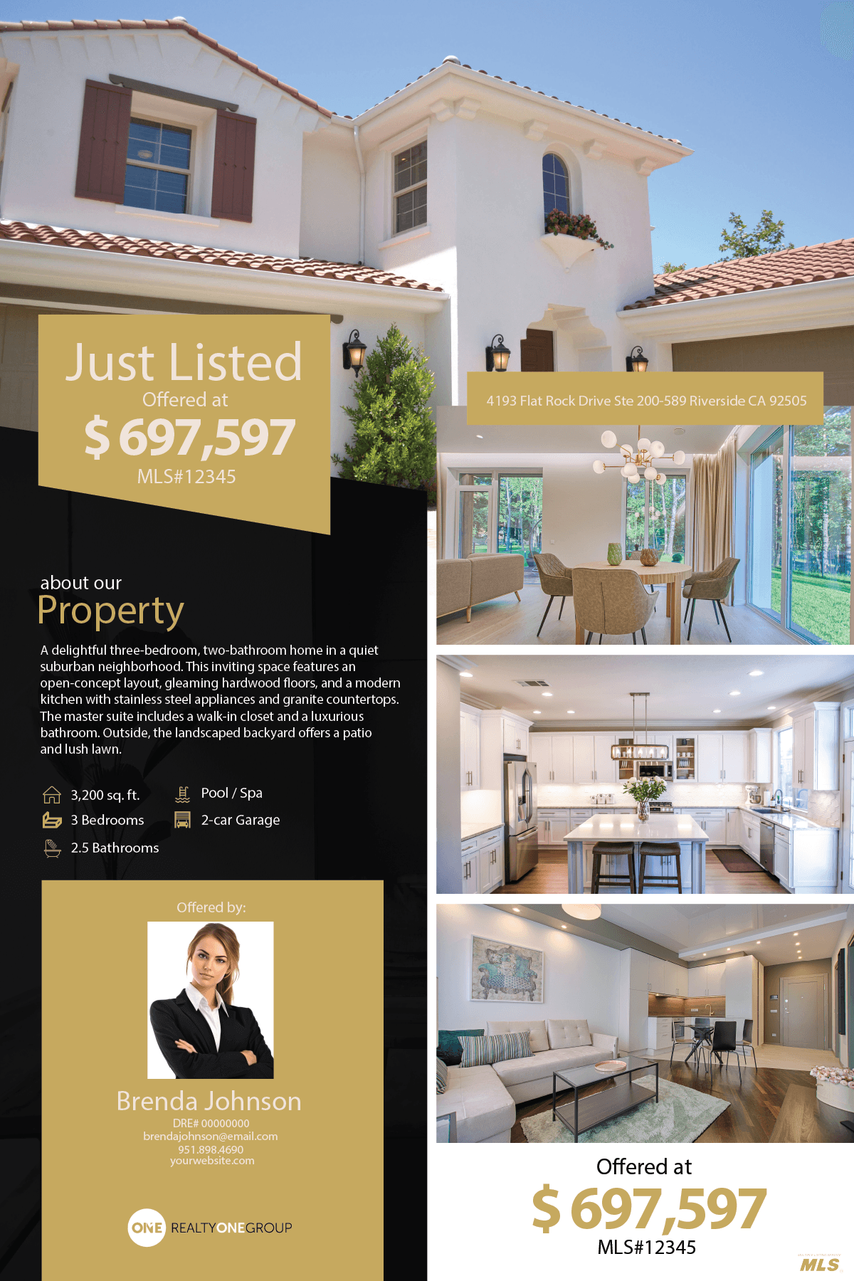 4x6 POSTCARD #2 - REALTY ONE GROUP - Estate Prints