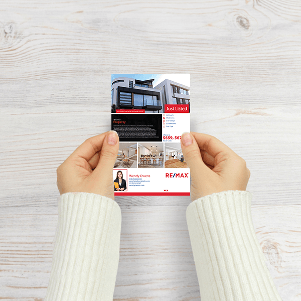 4x6 POSTCARD #3 - REMAX - Estate Prints