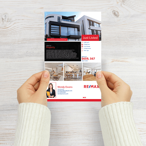 5.5" x 8.5" POSTCARD #3 - REMAX - Estate Prints