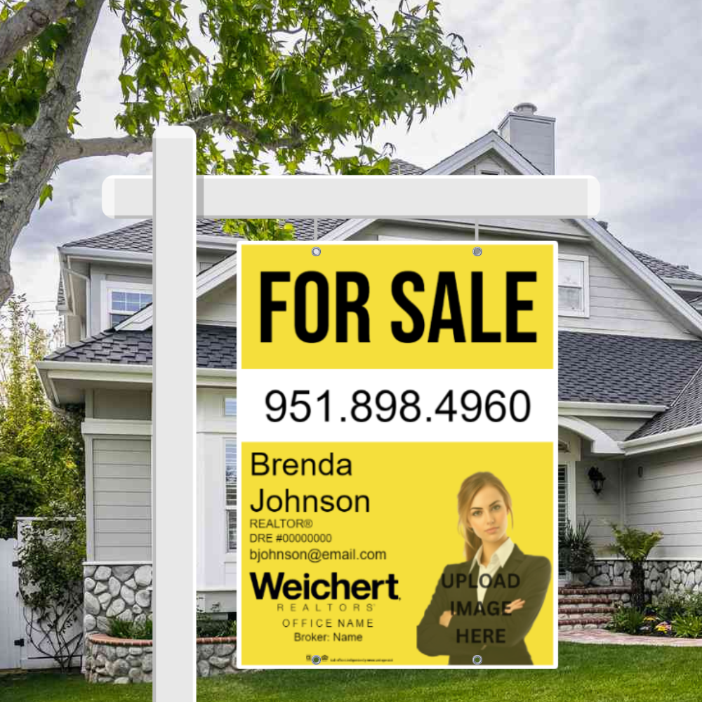 32x24FOR SALE SIGN #10- WEICHERT REALTORS