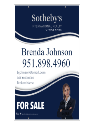 24x32 FOR SALE SIGN #12 - SOTHEBY'S INTERNATIONAL REALTY