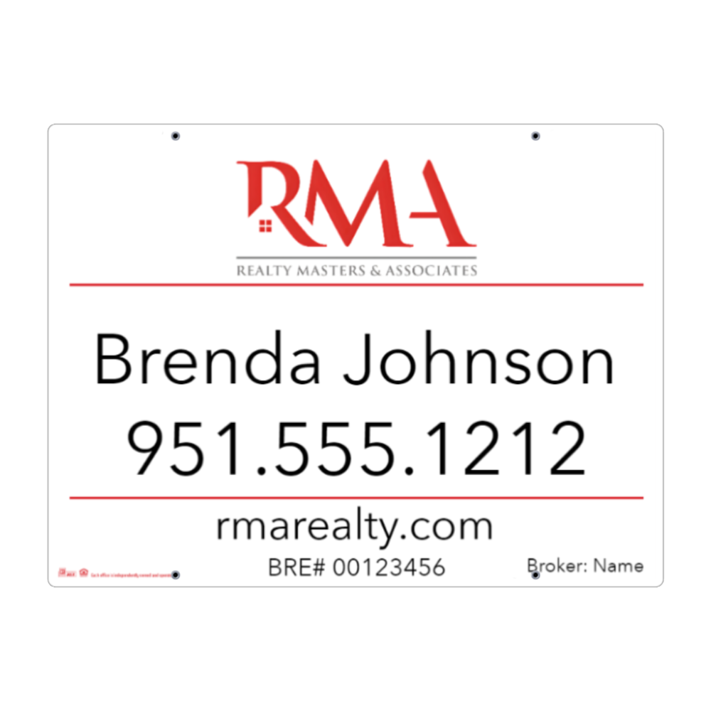 24x32 FOR SALE SIGN #1 - REALTY MASTER & ASSOCIATES
