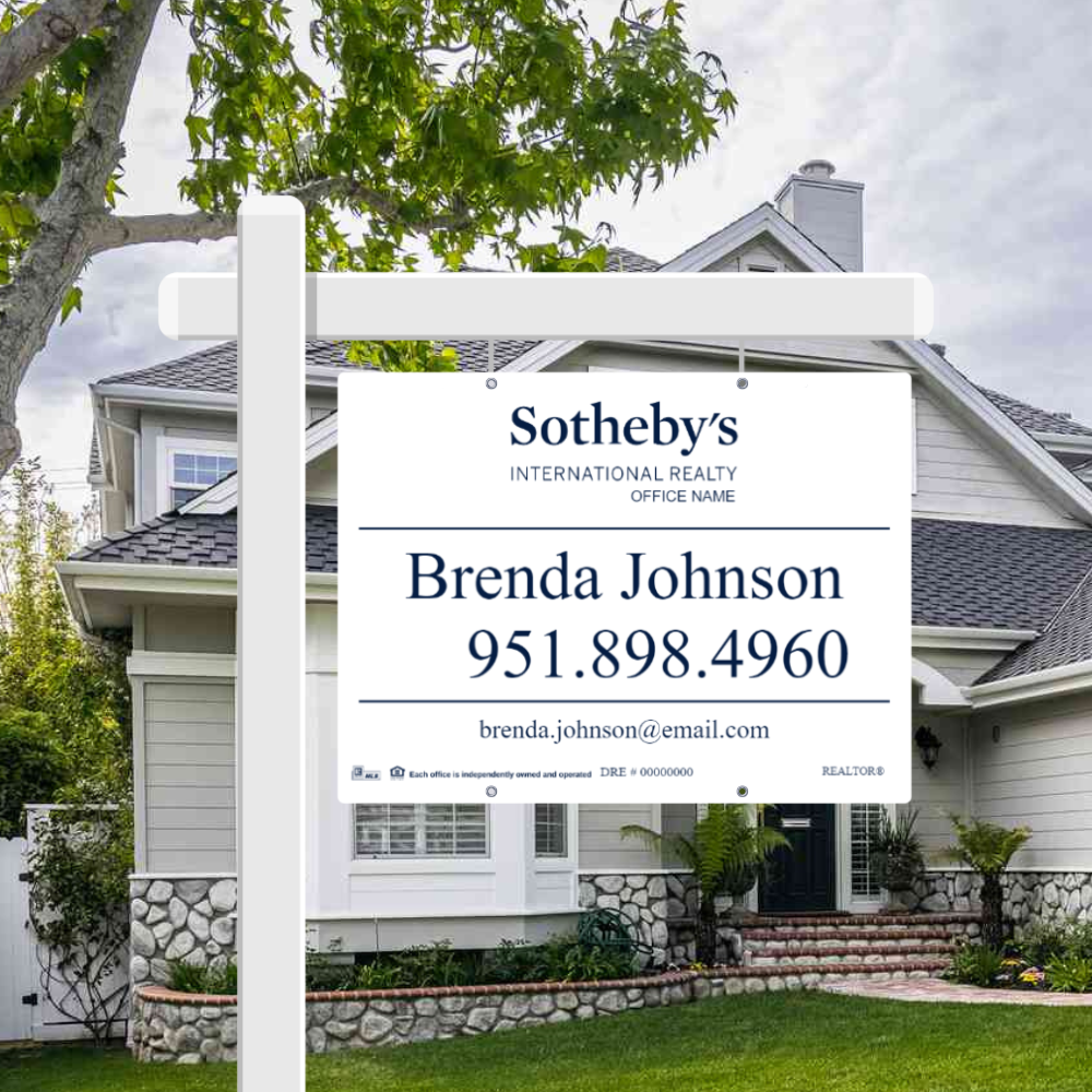 24x32 FOR SALE SIGN #7 - SOTHEBY'S INTERNATIONAL REALTY