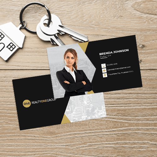 BUSINESS CARD FRONT/BACK #13 - REALTY ONE GROUP - Estate Prints