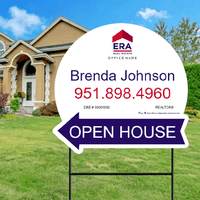 18x24 OPEN HOUSE SIGN #6 - ERA REAL ESTATE - Estate Prints