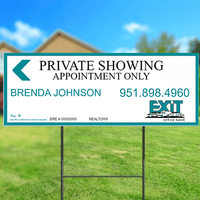 9x24 OPEN HOUSE SIGN #3 - EXIT REALTY - Estate Prints