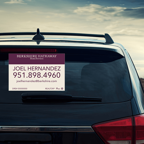 12x18 WINDOW CLING #1 - BERKSHIRE HATHAWAY - Estate Prints