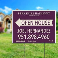 18x24 OPEN HOUSE #1 - BERKSHIRE HATHAWAY - Estate Prints