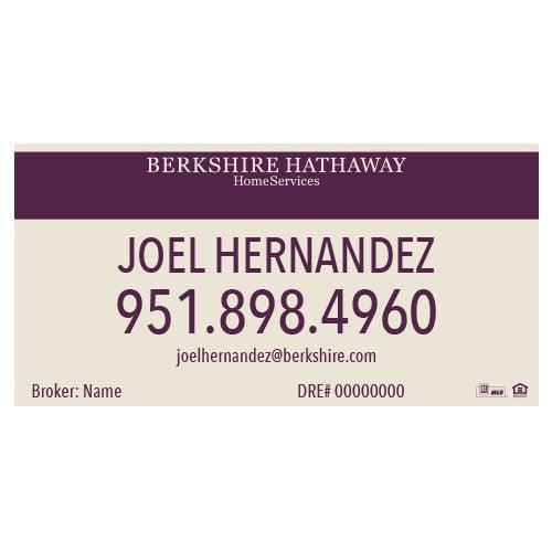12x24 WINDOW CLING #1 - BERKSHIRE HATHAWAY - Estate Prints