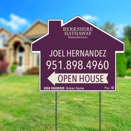 18x24 OPEN HOUSE #8 - BERKSHIRE HATHAWAY - Estate Prints
