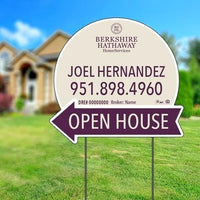 18x24 OPEN HOUSE #7 - BERKSHIRE HATHAWAY - Estate Prints
