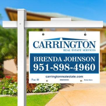 24x32 FOR SALE SIGN #1 - CARRINGTON REAL ESTATE - Estate Prints