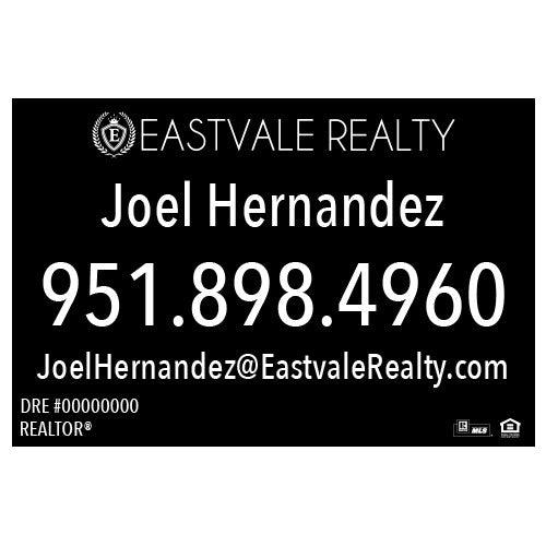 12x18 WINDOW CLING #4 - EASTVALE REALTY - Estate Prints