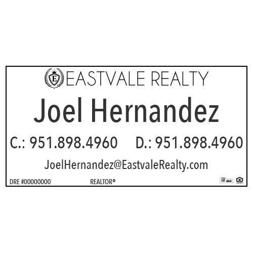 12x24 MAGNET #5 - EASTVALE REALTY - Estate Prints