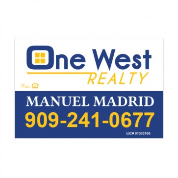 12x18 MAGNET #1 - ONE WEST REALTY