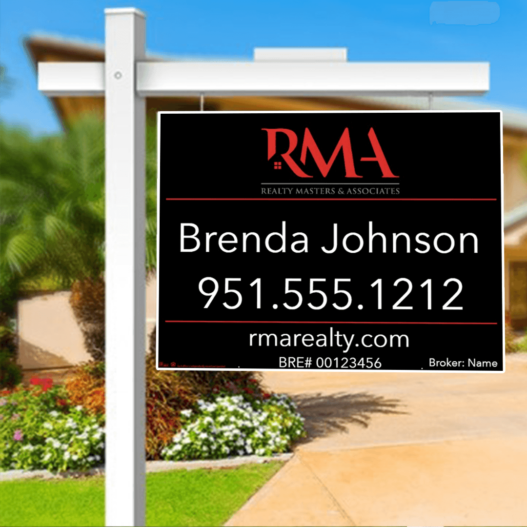 24x32 FOR SALE SIGN #2 - REALTY MASTER & ASSOCIATES - Estate Prints