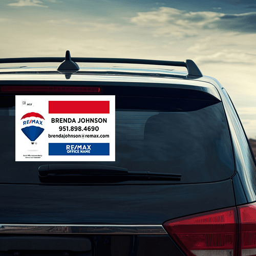 12x18 WINDOW CLING #1 - REMAX - Estate Prints