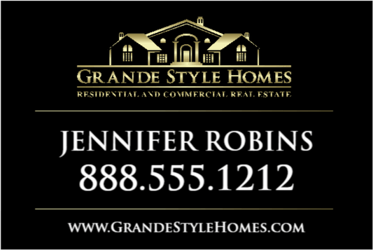 12x18 WINDOW CLING #2 - Grande Style Homes - Estate Prints