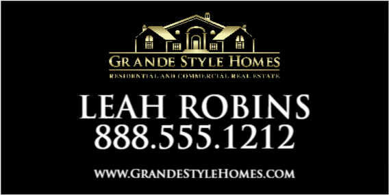 12x24 WINDOW CLING #2 -  Grande Style Homes