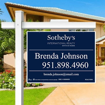 24x32 FOR SALE SIGN #2 - SOTHEBY'S INTERNATIONAL REALTY - Estate Prints