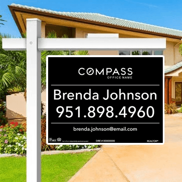 18x24 FOR SALE SIGN #2 - COMPASS - Estate Prints