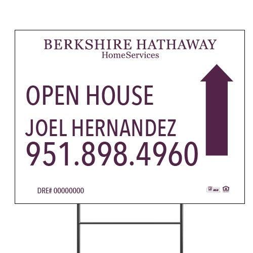18x24 OPEN HOUSE #9 - BERKSHIRE HATHAWAY - Estate Prints
