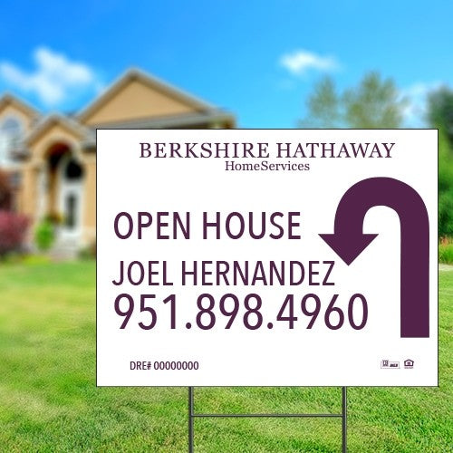 18x24 OPEN HOUSE #9 - BERKSHIRE HATHAWAY