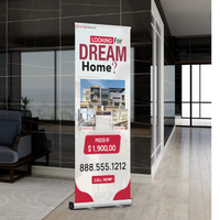 33x81 RETRACTABLE BANNER #1 - Homesmart