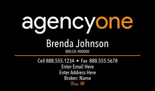BUSINESS CARD #1 - AGENCY ONE - Estate Prints