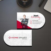 HALF CIRCLE BUSINESS CARD FRONT/BACK #11 - HOMESMART