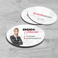 OVAL BUSINESS CARD FRONT/BACK #13 - HOMESMART