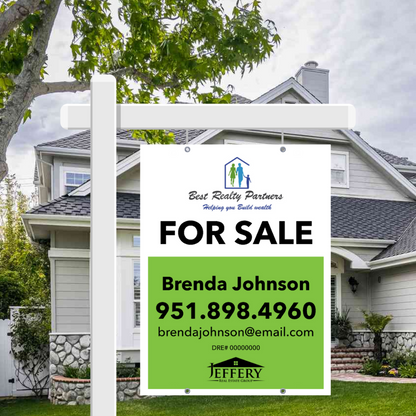 24x32 FOR SALE SIGN #2 - BEST REALTY PARTNERS