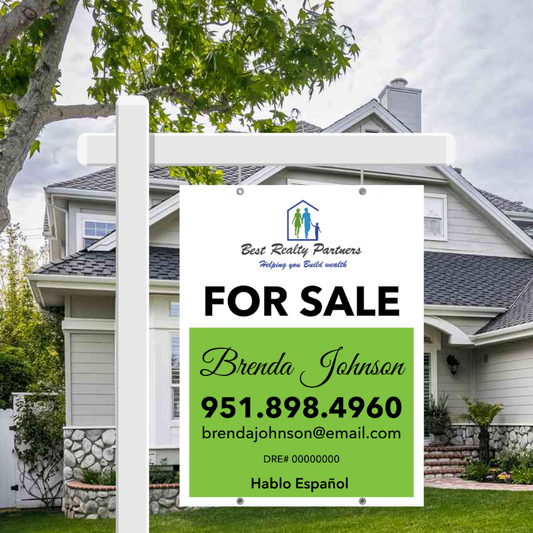 24x32 FOR SALE SIGN #1 - BEST REALTY PARTNERS