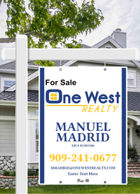 24x32 FOR SALE SIGN #2 - ONE WEST REALTY