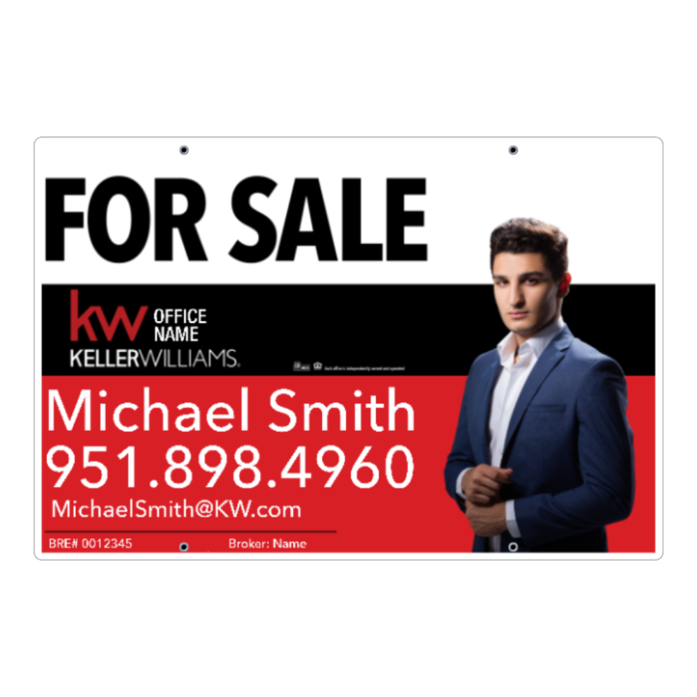 24x36 FOR SALE SIGN #2 - KELLER WILLIAMS
