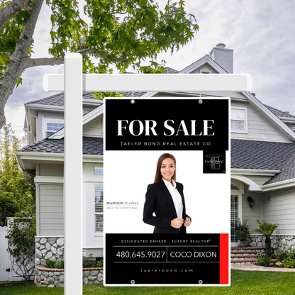 24x36 FOR SALE SIGN #2 - TAELER BOND REAL ESTATE CO.