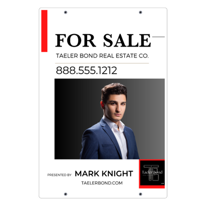 24x36 FOR SALE SIGN #3 - TAELER BOND REAL ESTATE CO.
