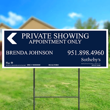 9x24 OPEN HOUSE SIGN #4 - SOTHEBY'S INTERNATIONAL REALTY - Estate Prints