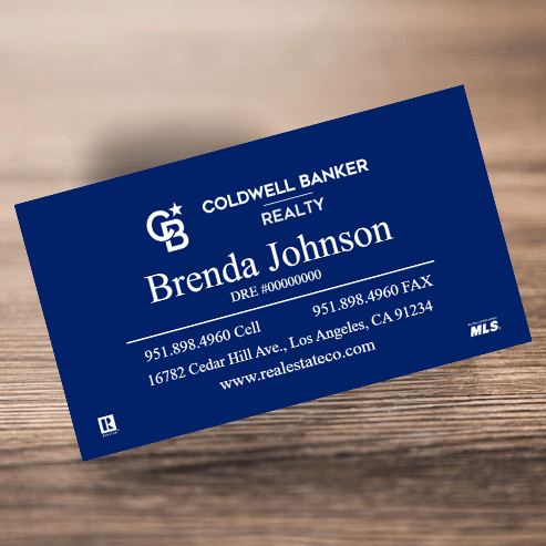 3.5X2 BUSINESS CARD #2 - COLDWELL BANKER - Estate Prints