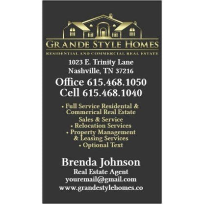 BUSINESS CARD #3 - Grande Style Homes - Estate Prints