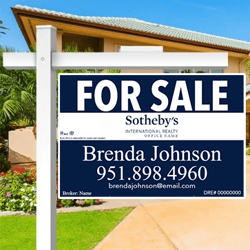 24x36 FOR SALE SIGN #1 - SOTHEBY'S INTERNATIONAL REALTY - Estate Prints